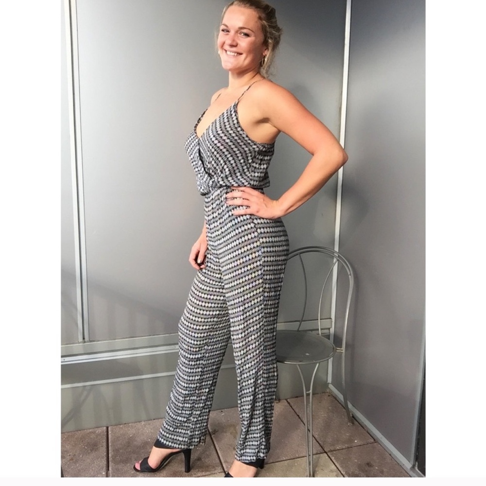 Patterned jumpsuit bought from Poshmark